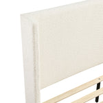 Hallie 3-Piece King Upholstered Bed - Beige