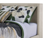 In Full Bloom - Hallie 3-Piece King Upholstered Bed - Beige