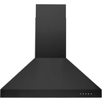 Hauslane Matte Black 30" Chimney Range Hood - WM-530BLK-30B