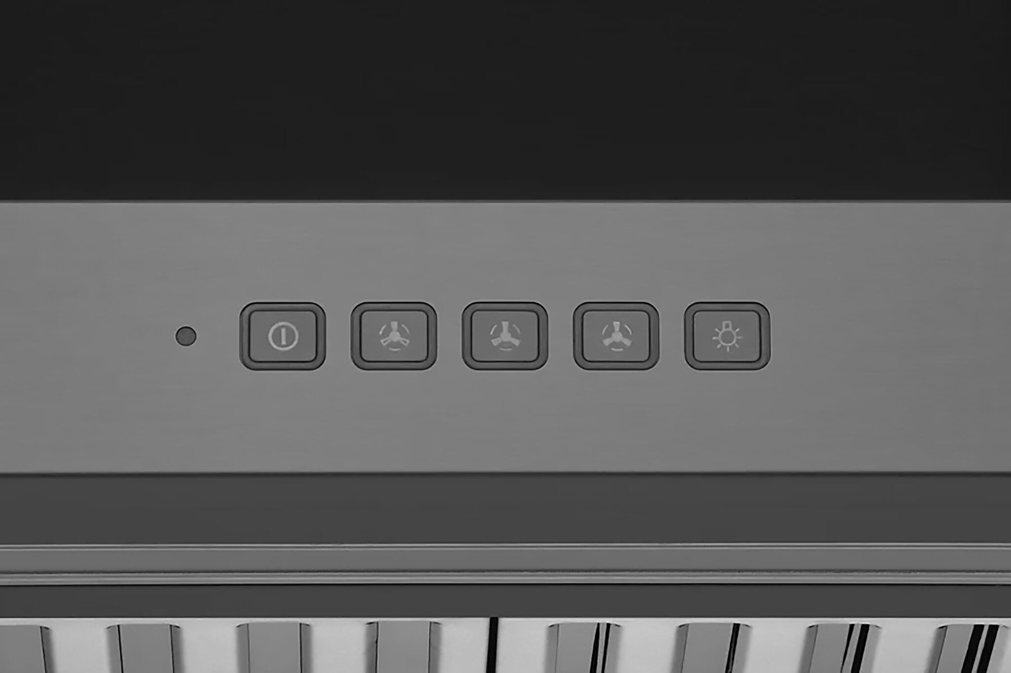 Hauslane Black Stainless Steel 30" 860 CFM Chimney Range Hood - WM-590BSS-30