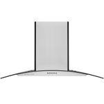 Hauslane Stainless Steel 36" 750 CFM Glass Wall Mount Range Hood - WM-600SS-36