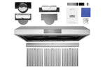 Hauslane Stainless Steel 30" 860 CFM Under Cabinet Range Hood - UC-PS18SS-30