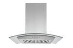 Hauslane Stainless Steel 36" 1000 CFM Ceiling Mount Range Hood - IS-200SS-36