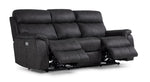 Haven Dual Power Reclining Sofa - Grey