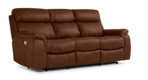 Haven Sofa inclinable électrique à double inclinaison – moka