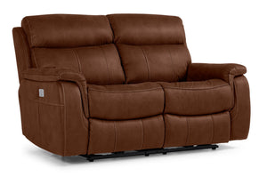 Haven Causeuse inclinable électrique à double inclinaison – moka