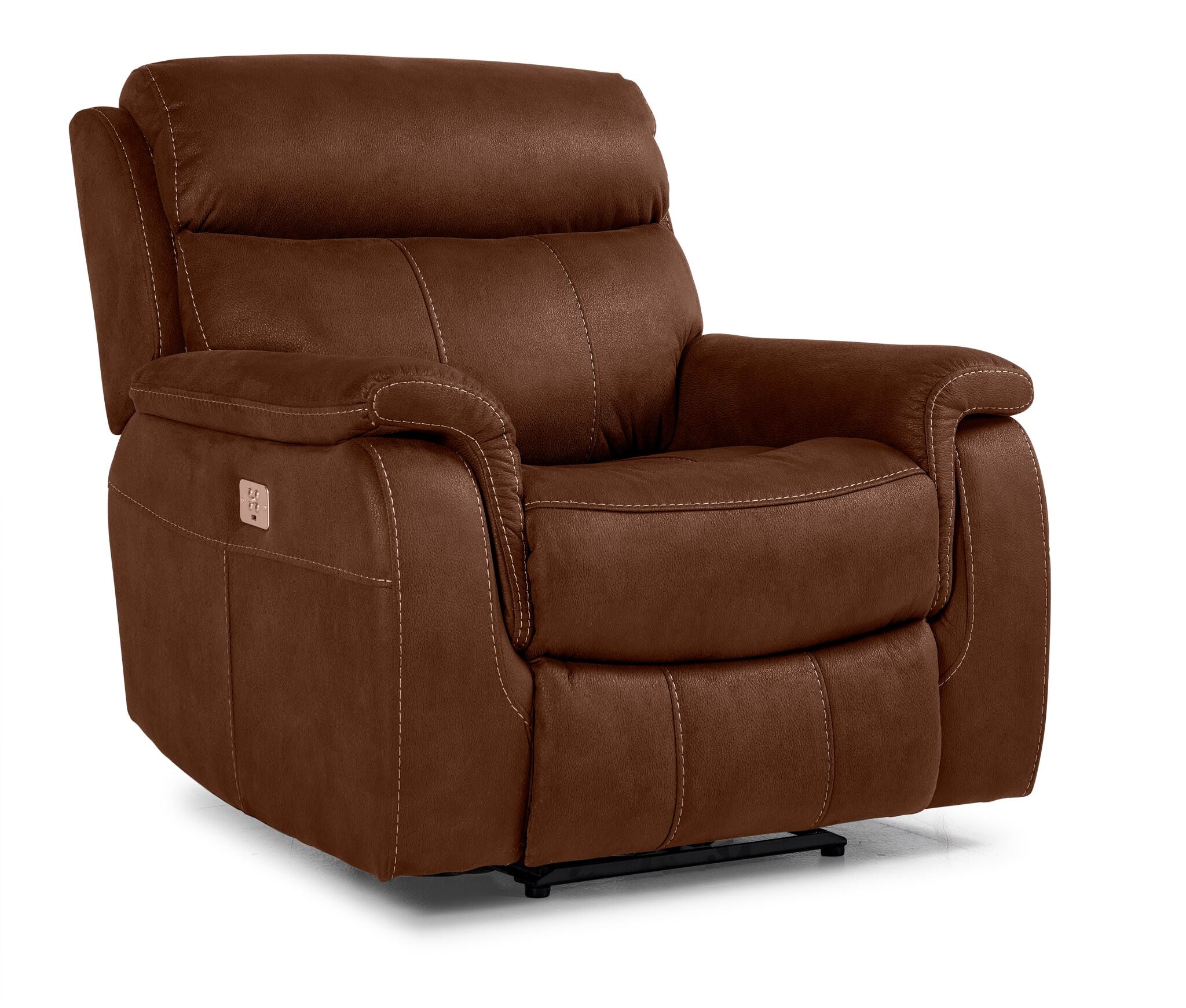 Haven Dual Power Reclining Sofa and Recliner Set - Mocha