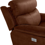Haven Dual Power Reclining Chair - Mocha
