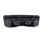 Haven 5-Piece Power Reclining Sectional with Console - Grey