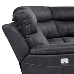 Haven 5-Piece Dual Power Reclining Sectional - Grey