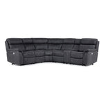 Haven 6-Piece Dual Power Reclining Sectional - Grey
