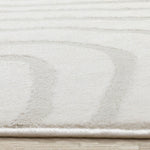 Hayden 5'3" x 7'7" Swirling Lines Area Rug - Grey