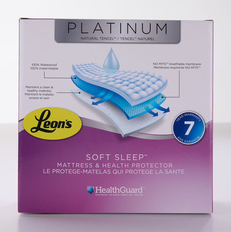 Platinum Protègematelas très grand tencel Léon