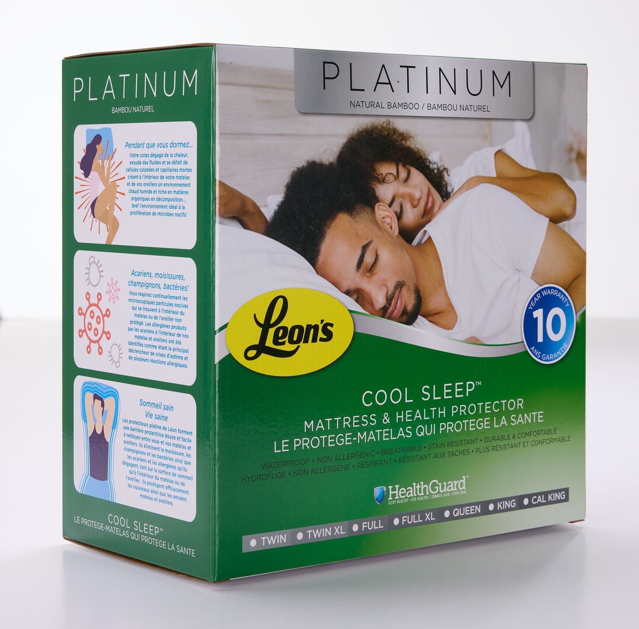 Platinum Full Mattress Health Guard - Bamboo