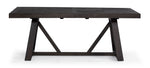 Hearst Extendable Trestle Dining Table - Dark Oak