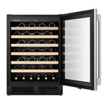 Hisense Stainless Steel Smart 54-Bottle Single Zone Wine Cooler (5.4 cu.ft) - HWS054N6SS