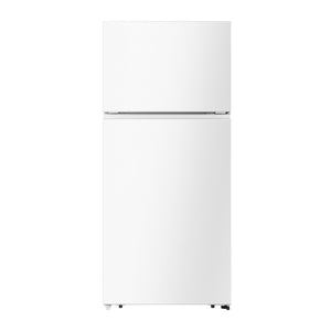 Hisense Réfrigérateur 18 pi³ de 30po avec congélateur en haut blanc – RT18A2FWD