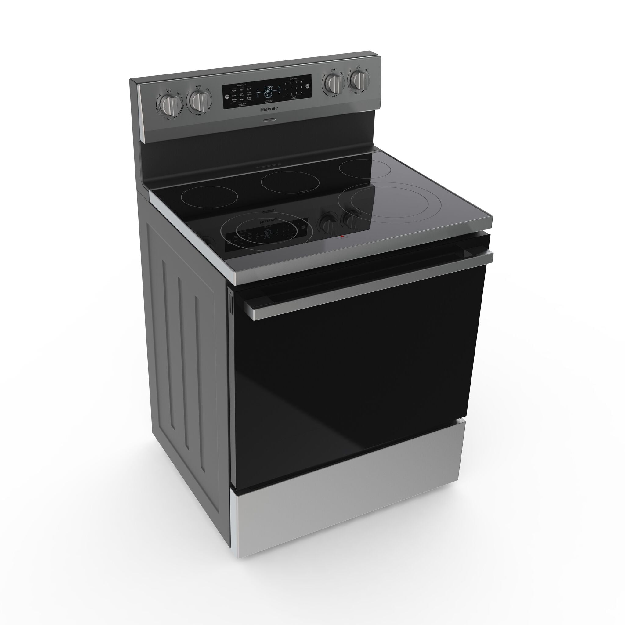 Hisense Stainless Steel Freestanding Electric True Convection Range with Air Fry (5.8 cu.ft) - HBE3502CAS