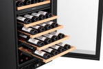 Hisense Black Smart 76-Bottle Dual Zone Wine Cooler (8.5 cu.ft.) - HWD076N3ASD