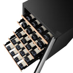 Hisense Stainless Steel Smart 46-Bottle Dual Zone Wine Cooler (4.9 cu.ft.) - HWD046N6SS