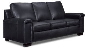 Icon Sofa en cuir – noir