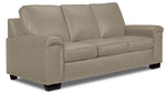 Icon Leather Sofa, Loveseat and Chair Set - Cloud Grey