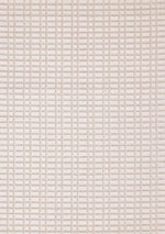 Woven Balance 5'3" x 7'7" Intricate Grid Design Area Rug - White, Taupe