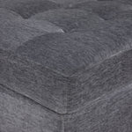 Jayce 5-Piece Modular Sectional with Ottoman - Grey