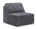 Jayce 5-Piece Modular Sectional with Ottoman - Grey