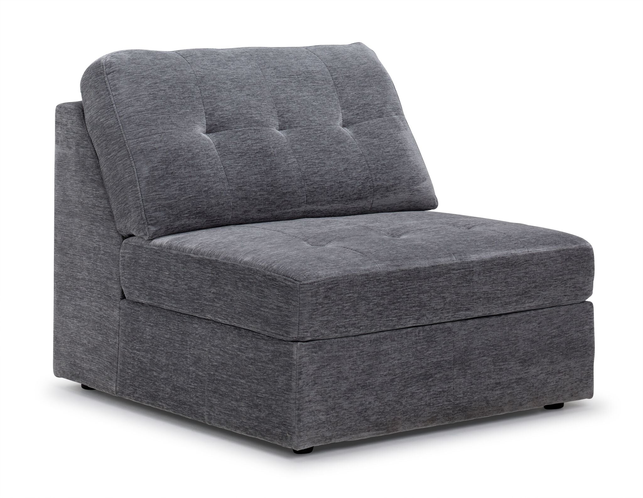 Jayce 5-Piece Modular Sectional with Ottoman - Grey