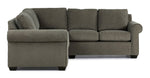Jayden 2-Piece Sectional with Right-Facing Loveseat - Patina Dark Grey