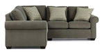 Jayden 2-Piece Sectional with Right-Facing Loveseat - Patina Dark Grey