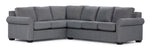 Jayden 2-Piece Sectional with Right-Facing Sofa - Patina Dark Grey