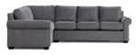 Jayden 2-Piece Sectional with Right-Facing Sofa - Patina Dark Grey
