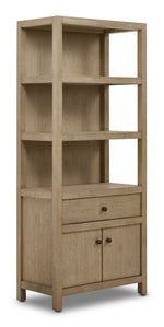 Joliette 3-Piece Entertainment Wall Unit - Light Tan