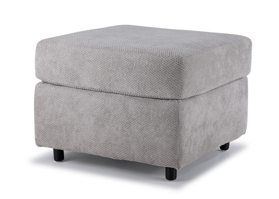 Jupiter Ottoman - Ash Grey