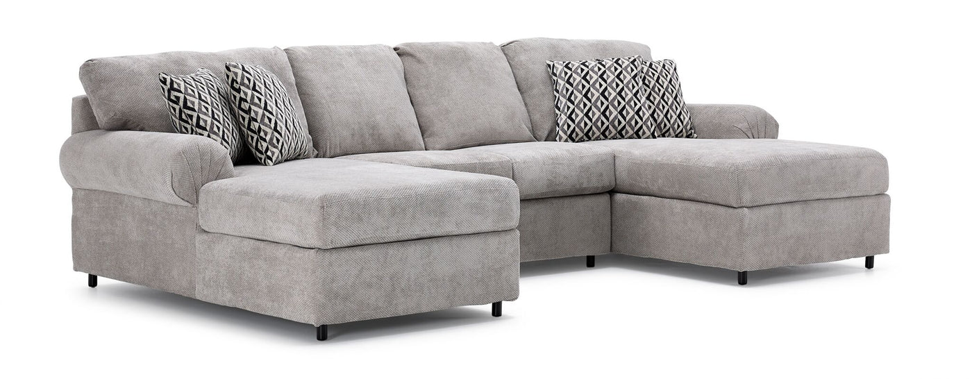 Jupiter 3-Piece Sectional - Ash Grey