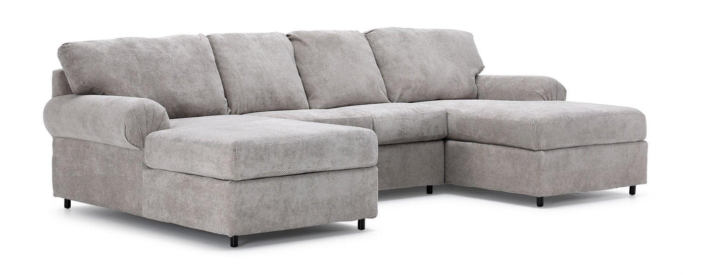 Jupiter 3-Piece Sectional - Ash Grey