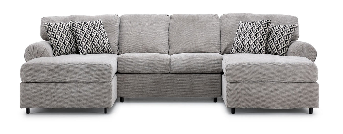 Jupiter 3-Piece Sectional - Ash Grey