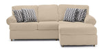 Jupiter 2-Piece Sectional with Right-Facing Chaise - Flax