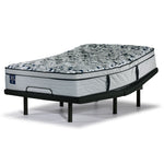 Sealy Posturepedic® Palatial Crest® Kamden II Firm Eurotop Full Mattress and L2 Motion Pro Adjustable Base