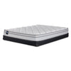 Sealy Essentials Kairo plateau euro moyen Ens. Matelas simple et sommier à profil bas
