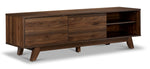 Karlee 63" TV Stand - Walnut Brown