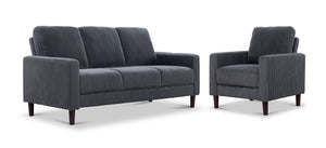 Karlstad Ens. Sofa et fauteuil - gris