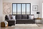 Kasey 2-Piece Sectional with Left Facing Chaise - Grey