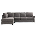 Kasey 2-Piece Sectional with Left Facing Chaise - Grey