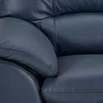 Kendrick Leather Sofa - Blue