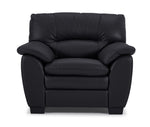 Kendrick Leather Chair - Black
