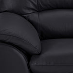 Kendrick Leather Sofa, Loveseat and Chair Set - Black