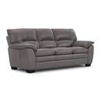 Kendrick Leather Sofa - Grey